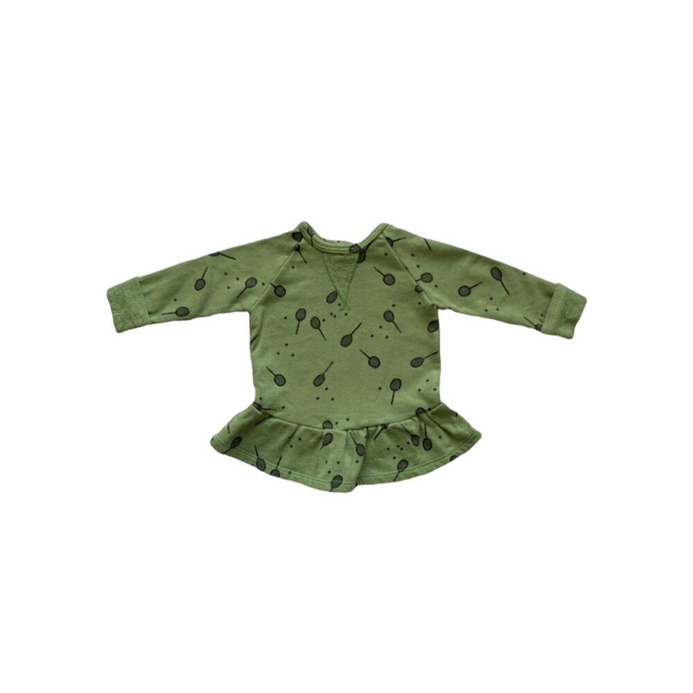 Childhoods Tennis Anyone? Peplum Crew Sweatshirt Size 12-18m